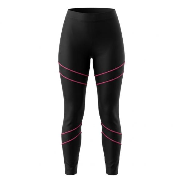 Threadbare Fitness gym legging shorts with contrast piping in black