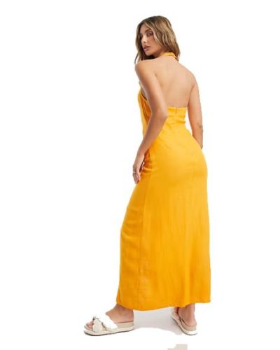 ASOS DESIGN recycled twist front cami dress-