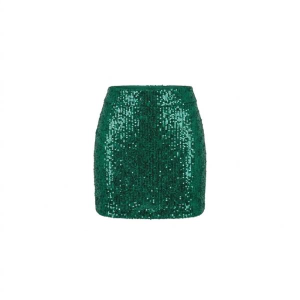COLLUSION lace trim satin mini skirt in black floral