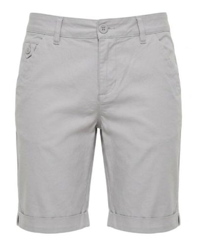 ASOS DESIGN Slim chino shorts in light grey