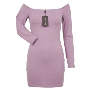 ASOS DESIGN asymmetric satin mini dress with cold