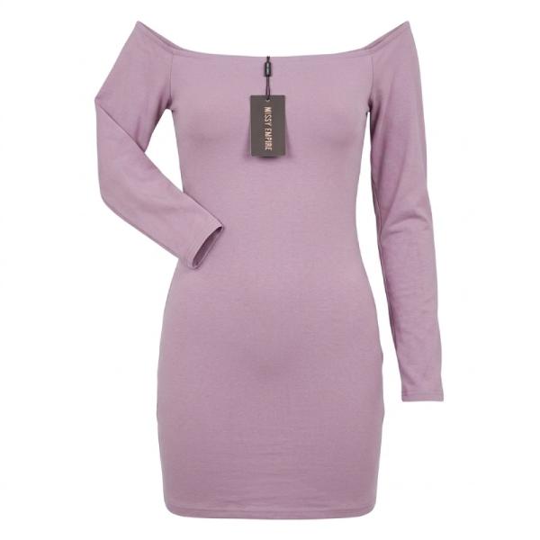 ASOS DESIGN asymmetric satin mini dress with cold