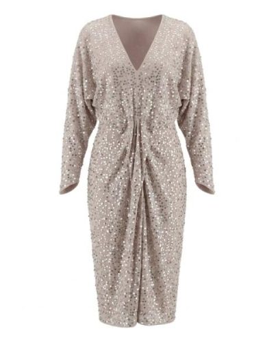 ASOS DESIGN midi dress with batwing sleeve
