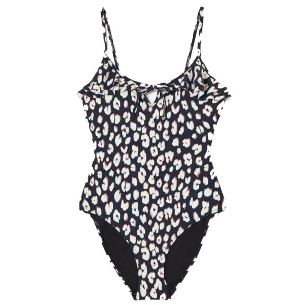 Mono Animal Frill Swimsuit
