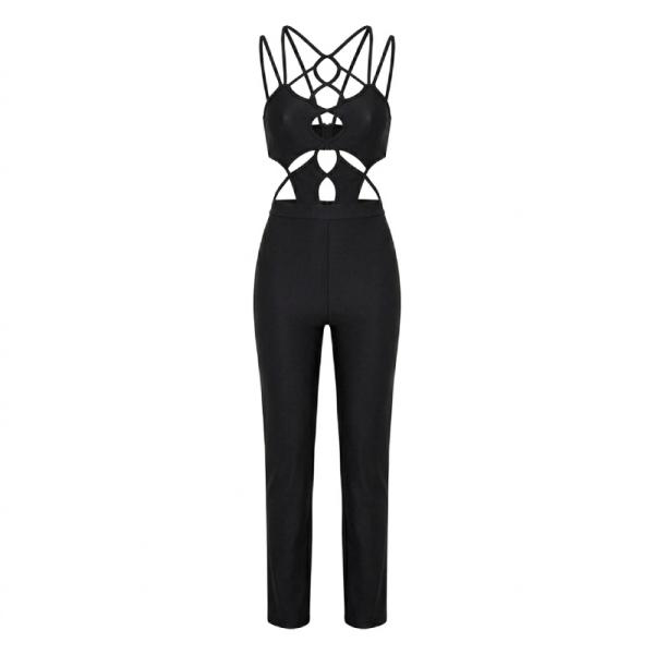 Black Strappy jumpsuit