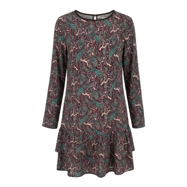 Closet paisley pep hem L/sL Dress