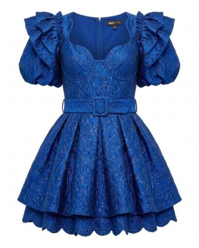 ASOS LUXE Mini Dress in Blue