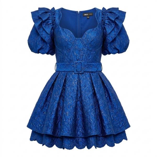 ASOS LUXE Mini Dress in Blue