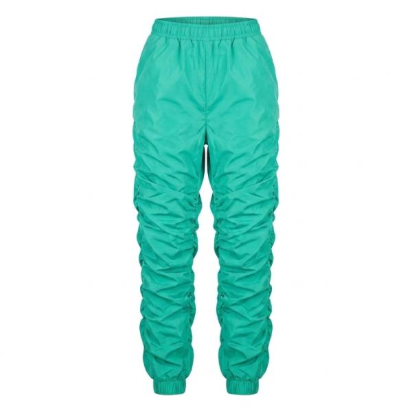 ASYOU ruched leg trousers in blue