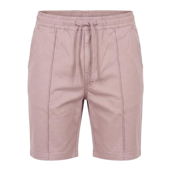 ASOS DESIGN Slim chino shorts with pin tuck and elasticated waist