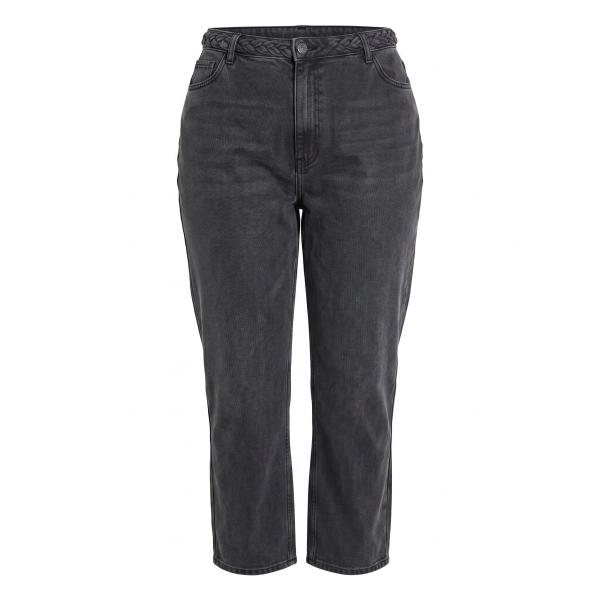 Collusion Plus x006 mom jean in Washed black