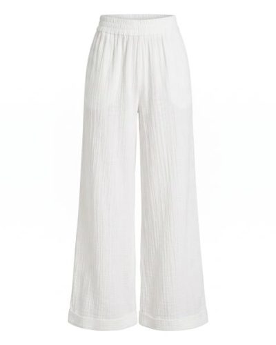 ASOS DESIGN wide leg beach trouser co-ord in