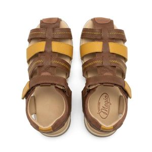 Ateliers Megio Kids sandals in brown