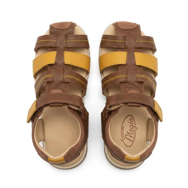 Ateliers Megio Kids sandals in brown