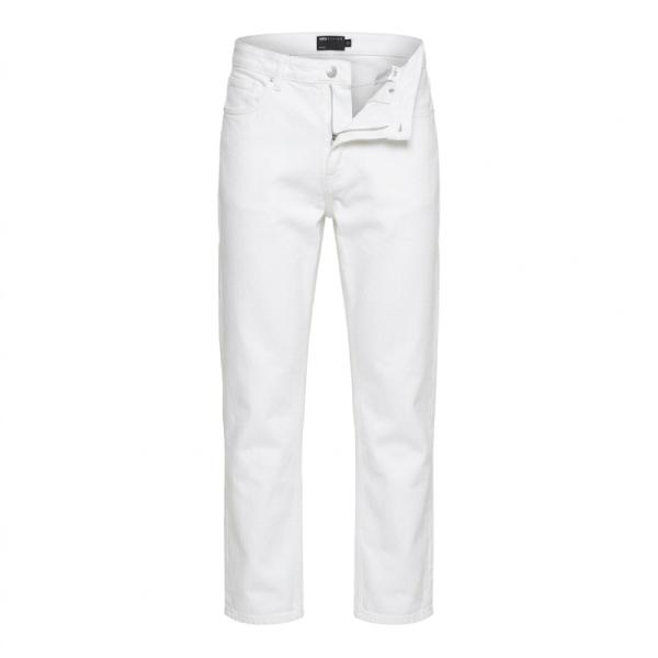 ASOS DESIGN 90Ss straight leg jean in white