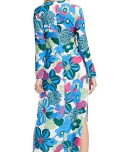 Reclaimed Vintage inspired midi dress with cut out sides in print