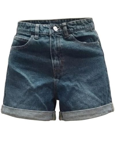 Caidi High Wasited denim shorts