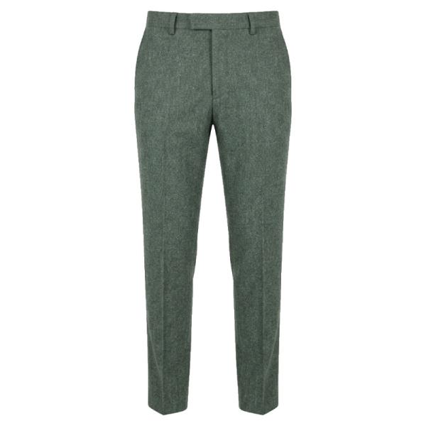 Harry Brown wedding wool blend slim fit tweeted suit trouser