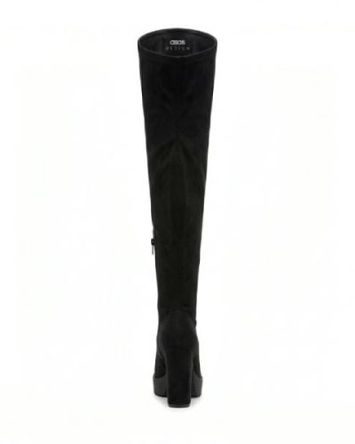 Asos Design Kathleen high heeled platform over the knee boots
