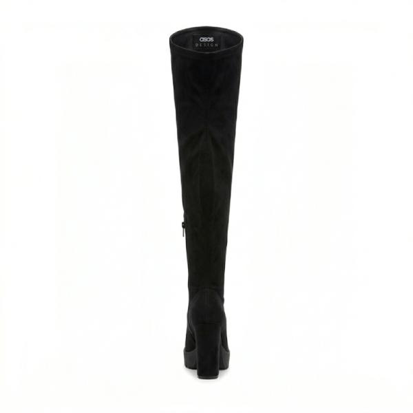 Asos Design Kathleen high heeled platform over the knee boots