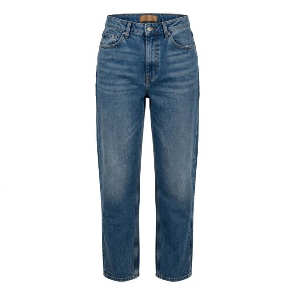 Dont Think Twice Lou mom jeans in mid blue wash