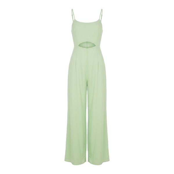 Miss Selfridge Petite cut out wide leg strappy