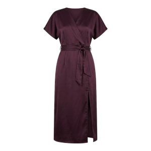 Closet Kimono Side Slit Midi Dress