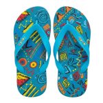 Rubber flat flip flops/slippers — image 3