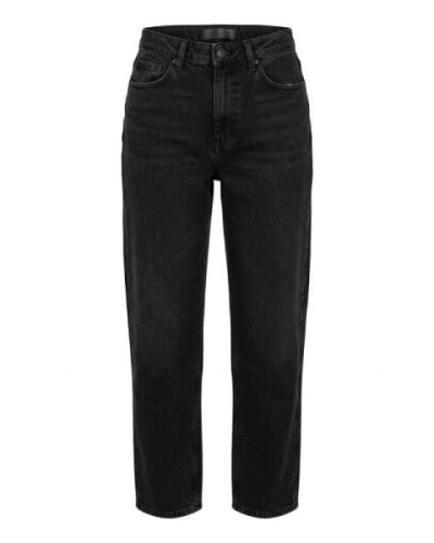 Dont Think Twice Tail Lou mom jeans in black