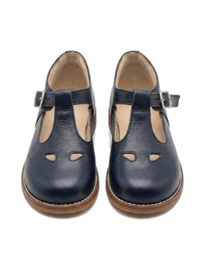 ido baby T strap leather shoes
