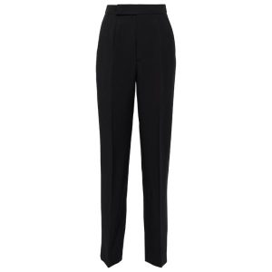 ASOS DESIGN oversized tapered smart trousers in black