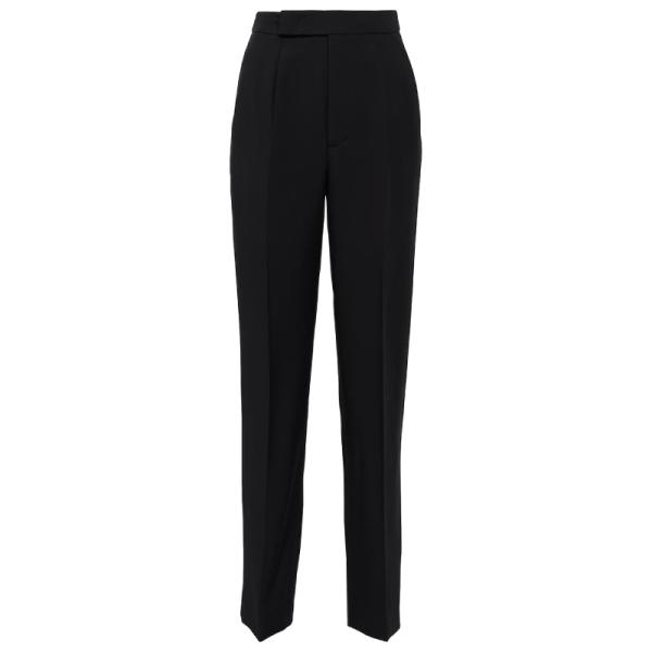 ASOS DESIGN oversized tapered smart trousers in black