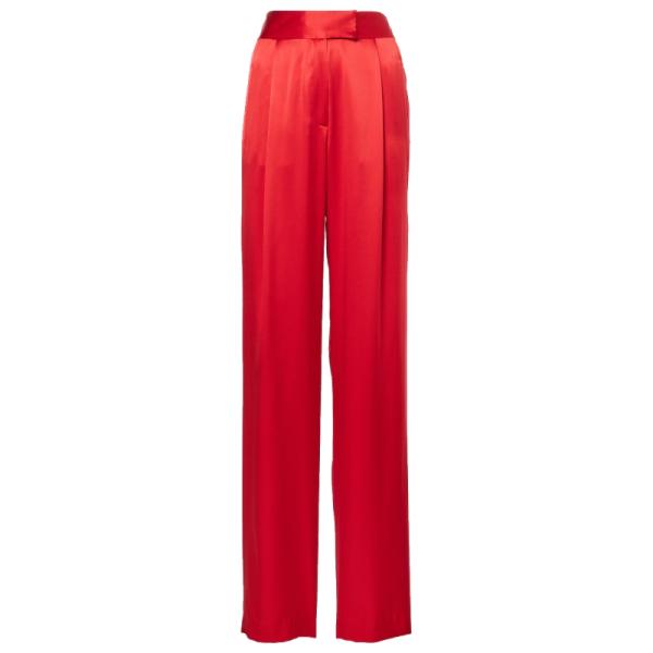 Femme luxe wide leg satin trouser