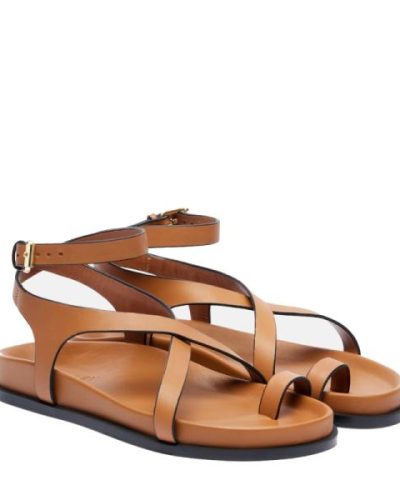 TEX made in spain mustard leather sandals