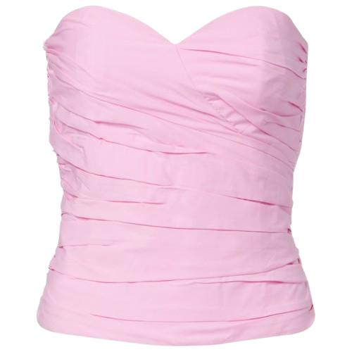 ASYOU hot fix denim corset co-ord in hot pink