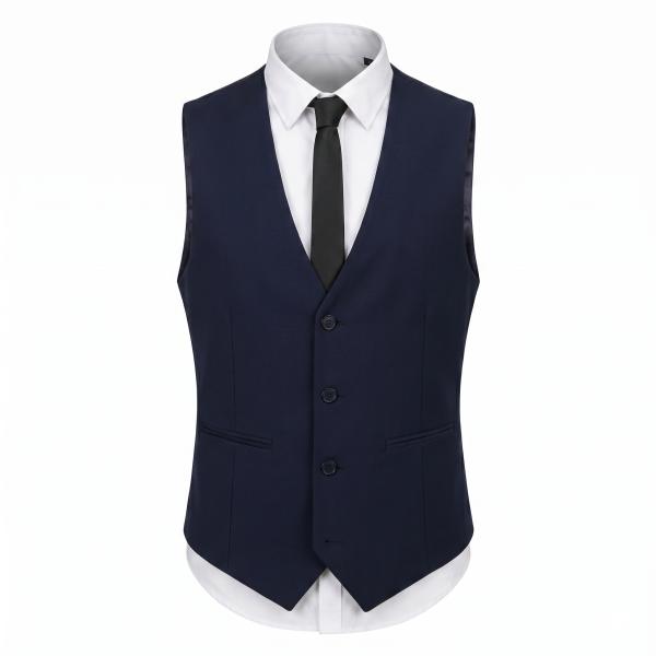 ASOS DESIGN Slim suit waist coat  in Navy