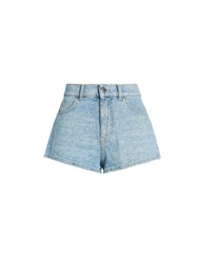 Don't Think Twice Petite Caidi High Wasited denim shorts in light blue