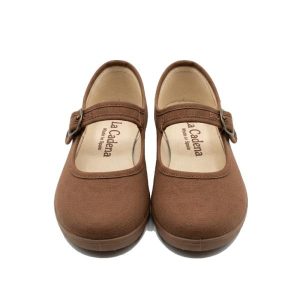 La Cadena Flats in Brown Made in Spain