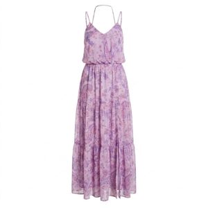 Miss Selfridge chiffon halter maxi  cami in lilac