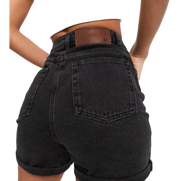 Reclaimed vintage inspired the 77 mom short in bleach wash denim