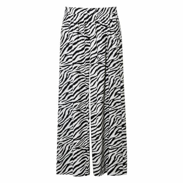 In The Style x Yasmin Devonport exclusive wide leg trouser co-ord in zebra print