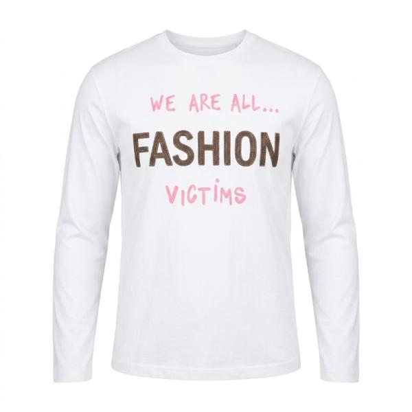 OVERKIDS we are all fashion victims long sleeve t shirt