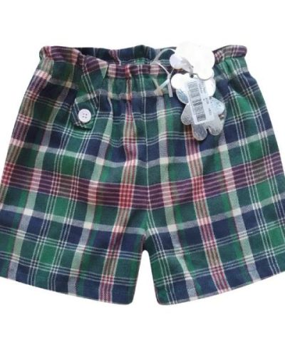 OVERKIDS plaid shorts in multi color