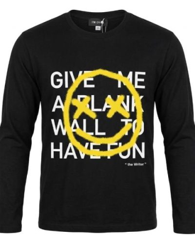 OVERKIDS give me a blank wall to have fun T-shirt long sleeve