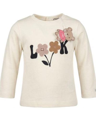 OVERKIDS Look with long sleeve in cream