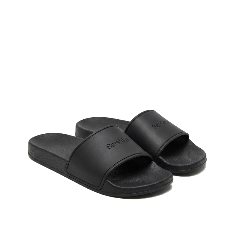Bershka rubber slides