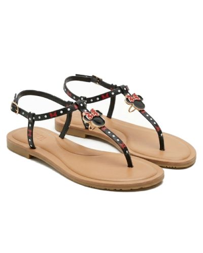 ZARA minnie mouse thong sandals