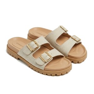 OYSHO open toe slides