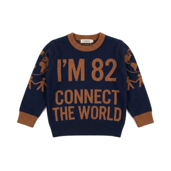 OVERKIDS i'm 82 connect the world sweater