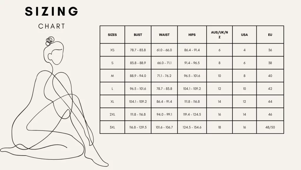 clothing size guide